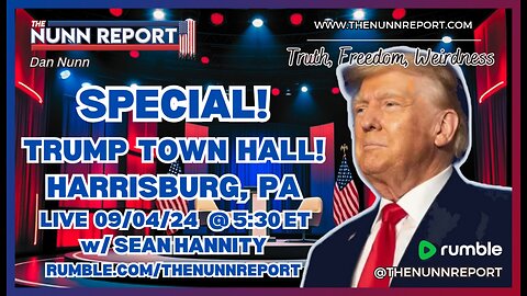 LIVE SPECIAL! President Trump Town Hall – Harrisburg, PA w/ Sean Hannity [Watch Party]