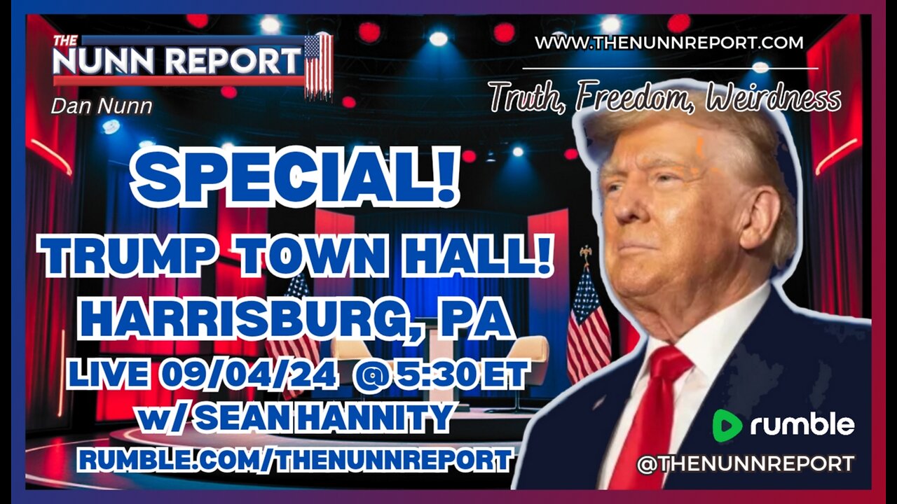 LIVE SPECIAL! President Trump Town Hall – Harrisburg, PA w/ Sean Hannity [Watch Party]