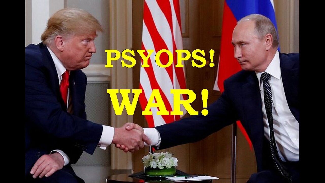 Psyop Putin Comments On Psyop Pedo Trump Wanting To Stop The War In Ukraine!