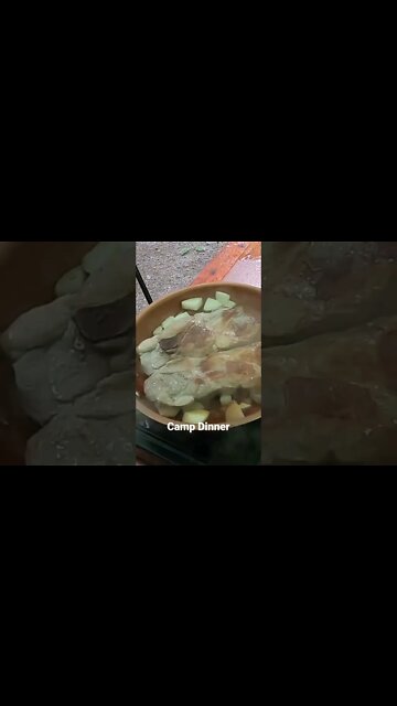 Camp dinner at Yahk BC. Camping out for the night. #shorts #livefree