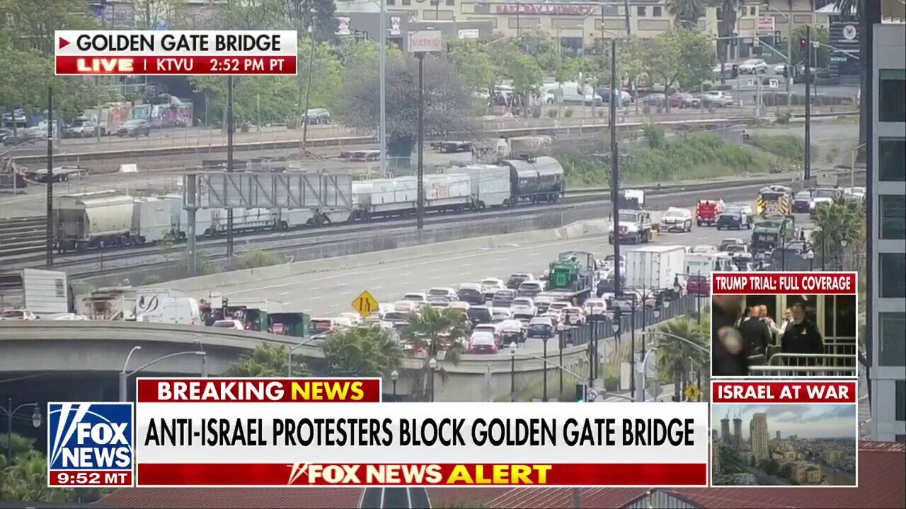 Anti-Israel Agitators Block Golden Gate Bridge