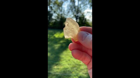 Desert Glass Gold Tektite