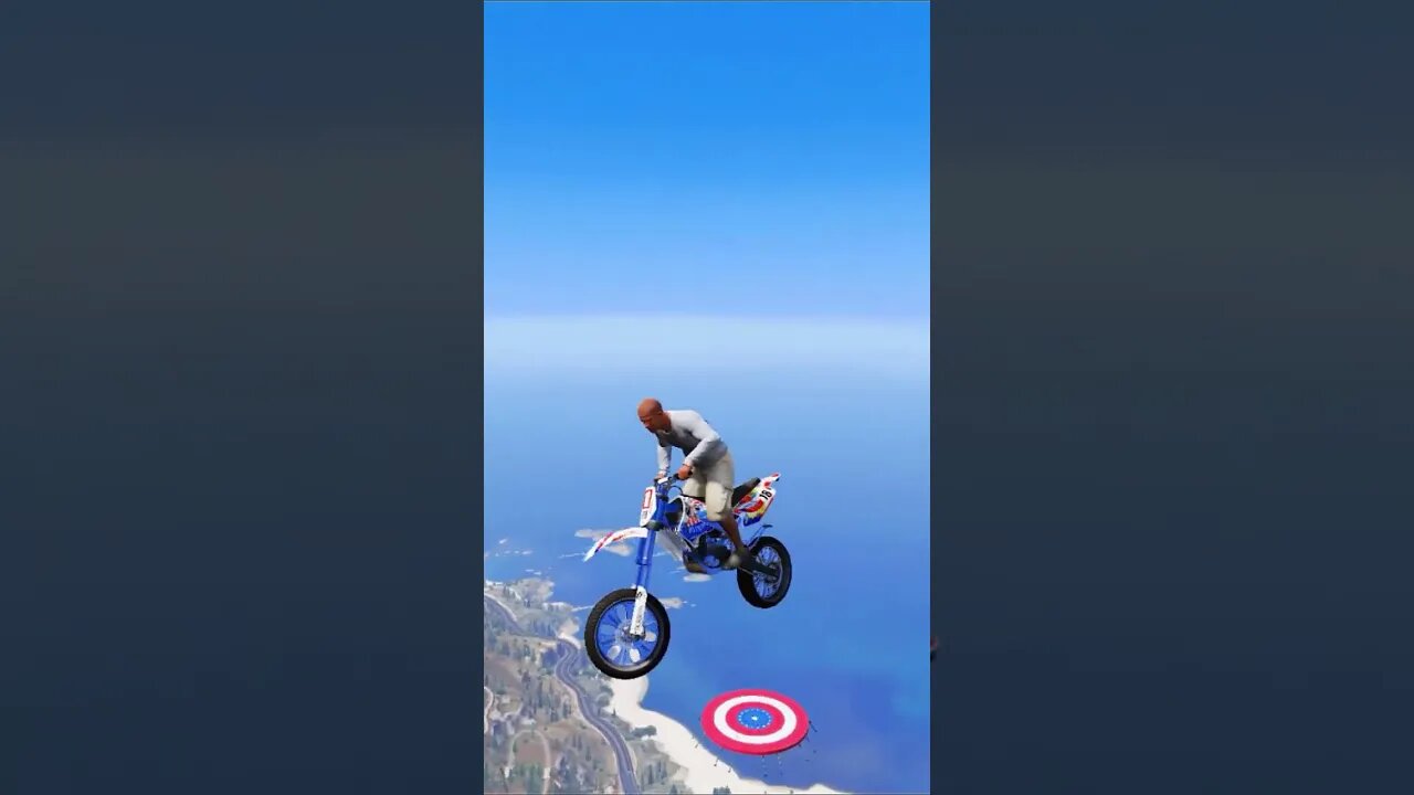 The Most INSANE Stunts On Mount Chiliad - GTA 5! #Shorts | TAFFY GAMING