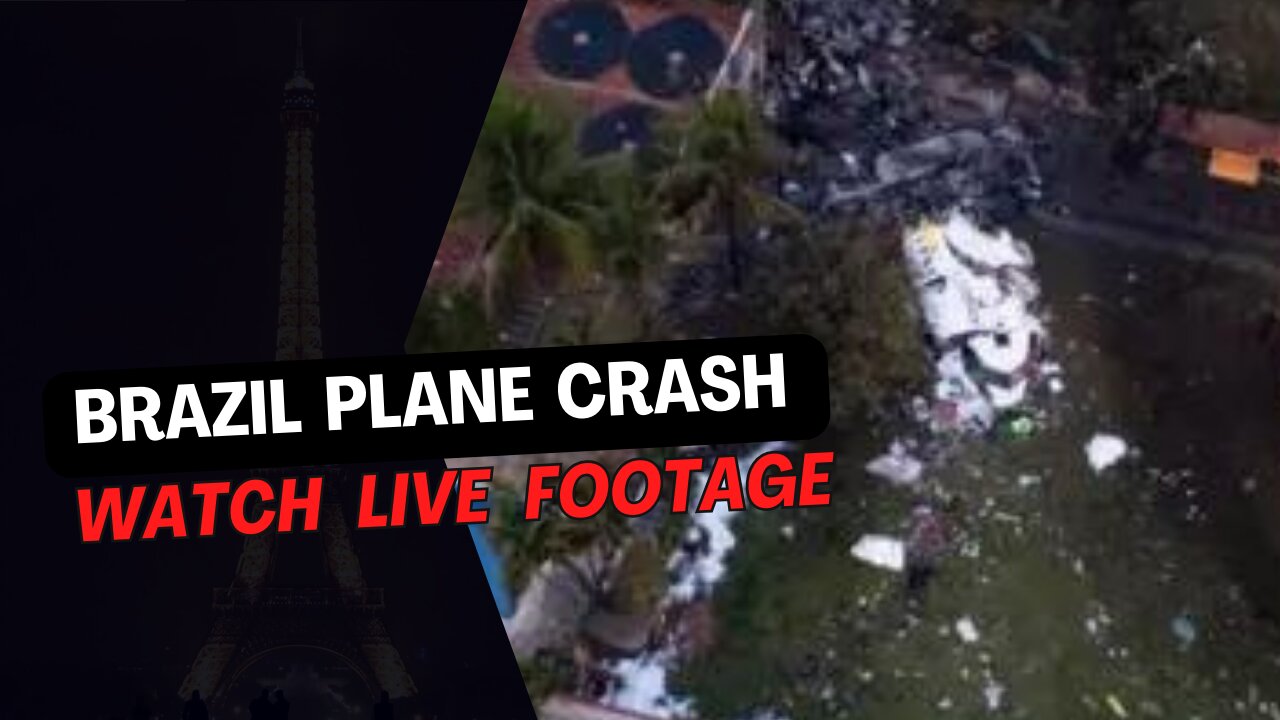 Live Footage Brazil Plane Crash - 61 People Killed On Board #planecrash #news