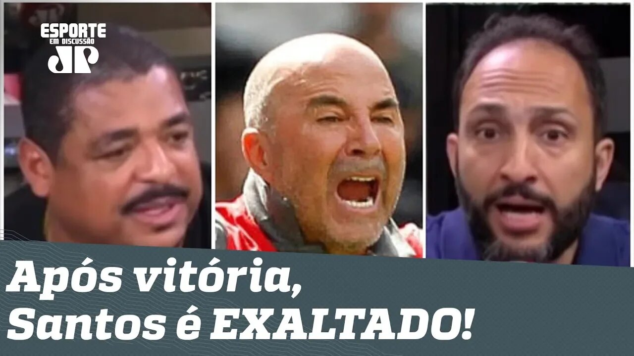 "Eu DUVIDAVA, mas esse Santos vai lutar pelo TÍTULO!" Peixe é EXALTADO!