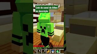 MINECRAFT: ATHOS NÃO É NOOB NÃO! #shorts