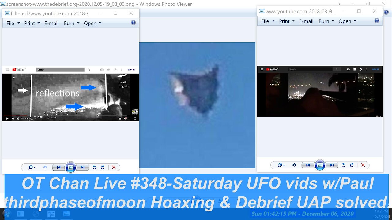 Saturday UFO vids -Debrief UAP Solved+TPOM hoaxing Live event 2018 Re-visit etc ] - OT Chan Live#348