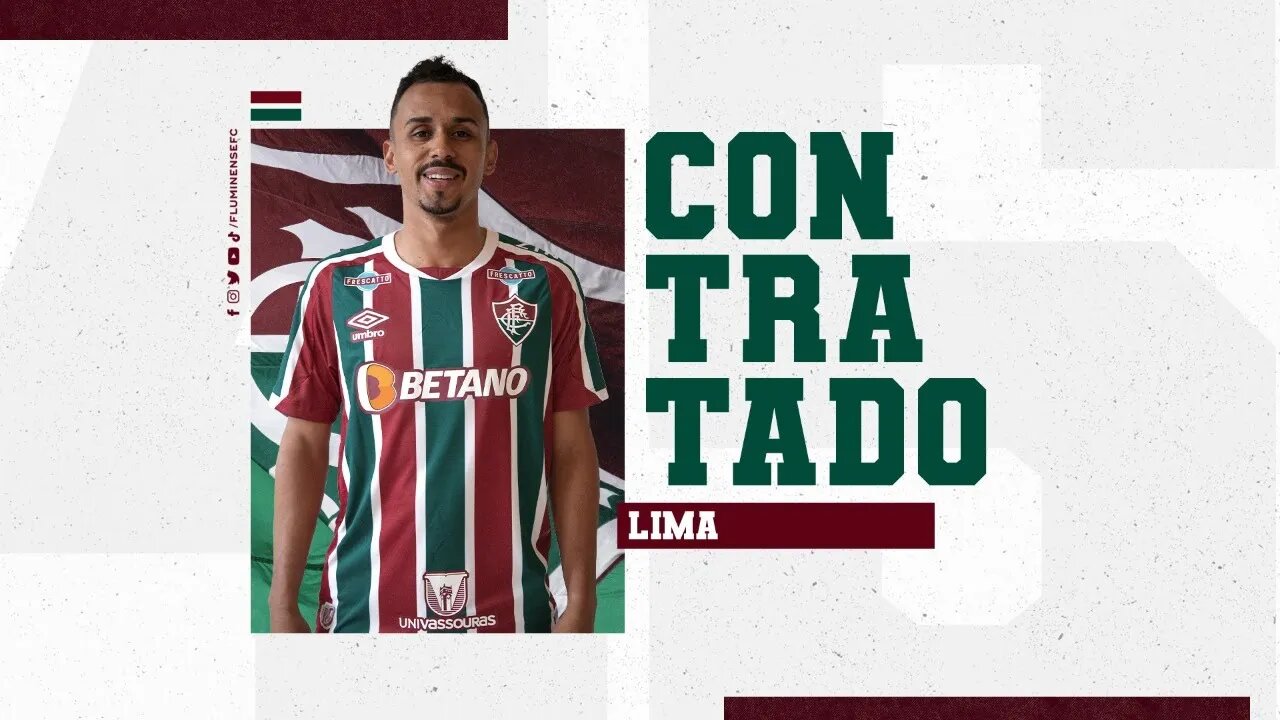 LIMA NO FLUMINENSE: "VOU BUSCAR CONQUISTAS PARA HONRAR ESSA CAMISA"