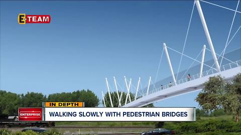 Pedestrian bridges in Cleveland