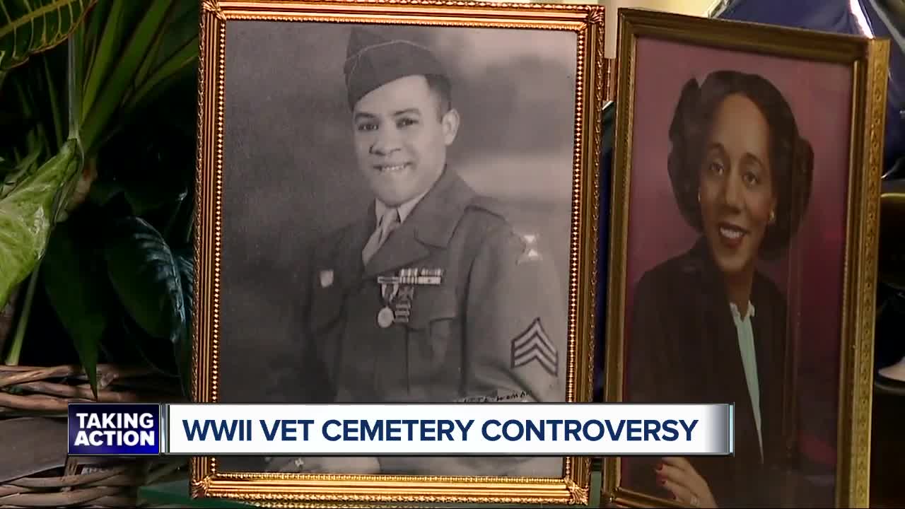 World War II veteran cemetery controversy