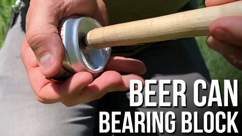 Beer Can Bearing Block