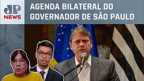 Tarcísio de Freitas vai aos EUA em busca de R$ 180 bilhões em parcerias; Kobayashi e Kramer comentam