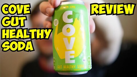 Cove GUT HEALTHY Soda Lemon Lime Review