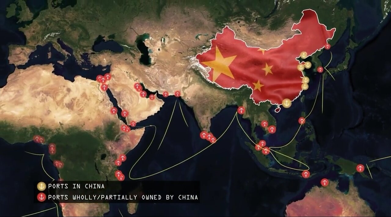 China is Controlling The Sea And Taking Over The World (80% Ports Owned by CCP)