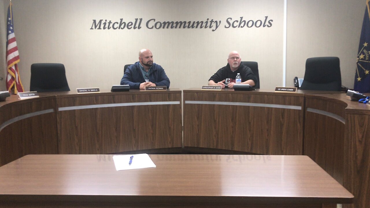 Mitchell Community Schools Special Session November 11, 2021