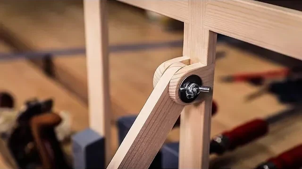 Assembling the WOODEN HINGE | The Book Stand #3