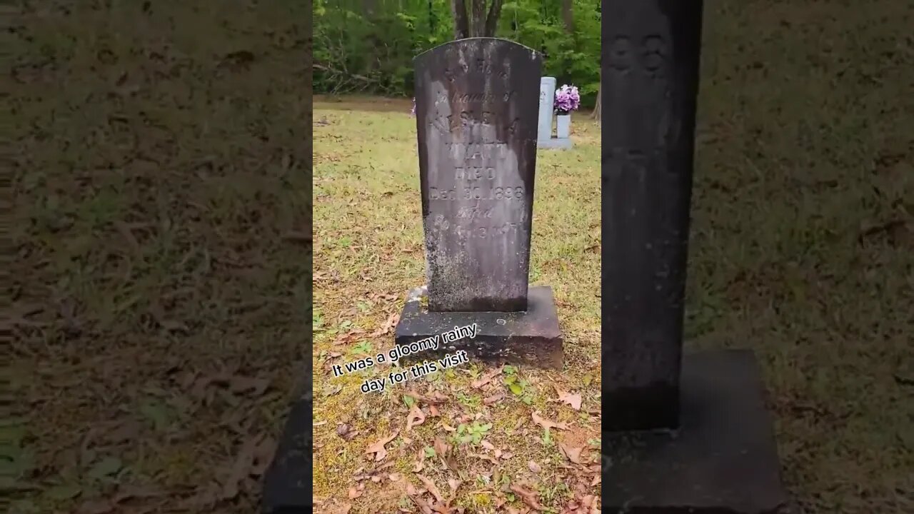 New week, new site. Post up today about the site.#cemetery #headstone #taphophile #gloomy #rainy