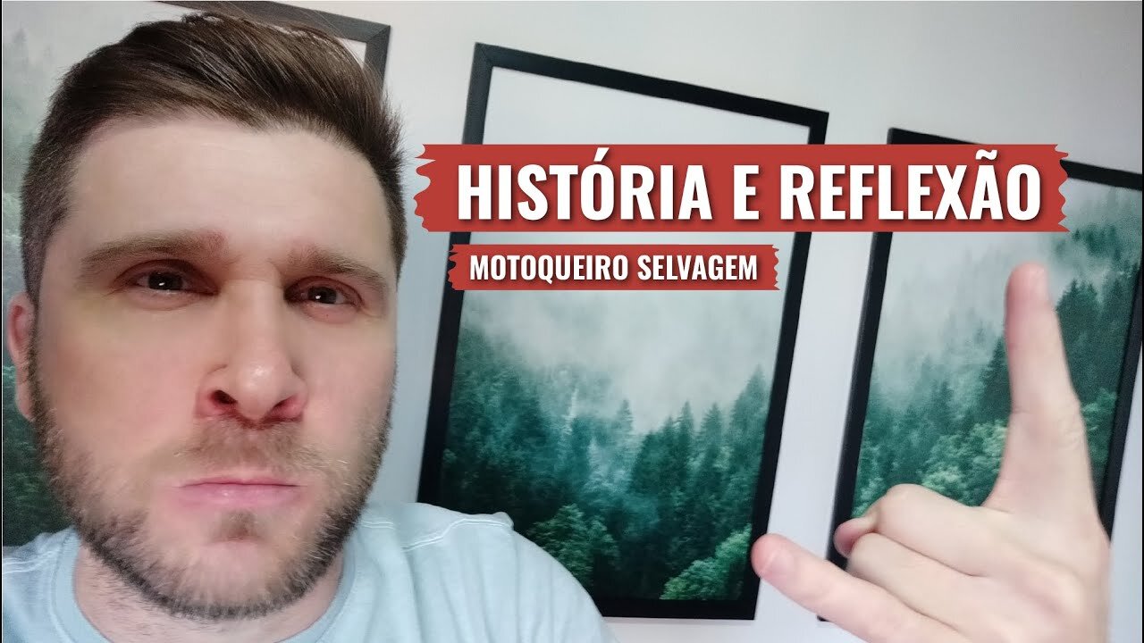 História e reflexão - Motoqueiro selvagem aos 4 anos