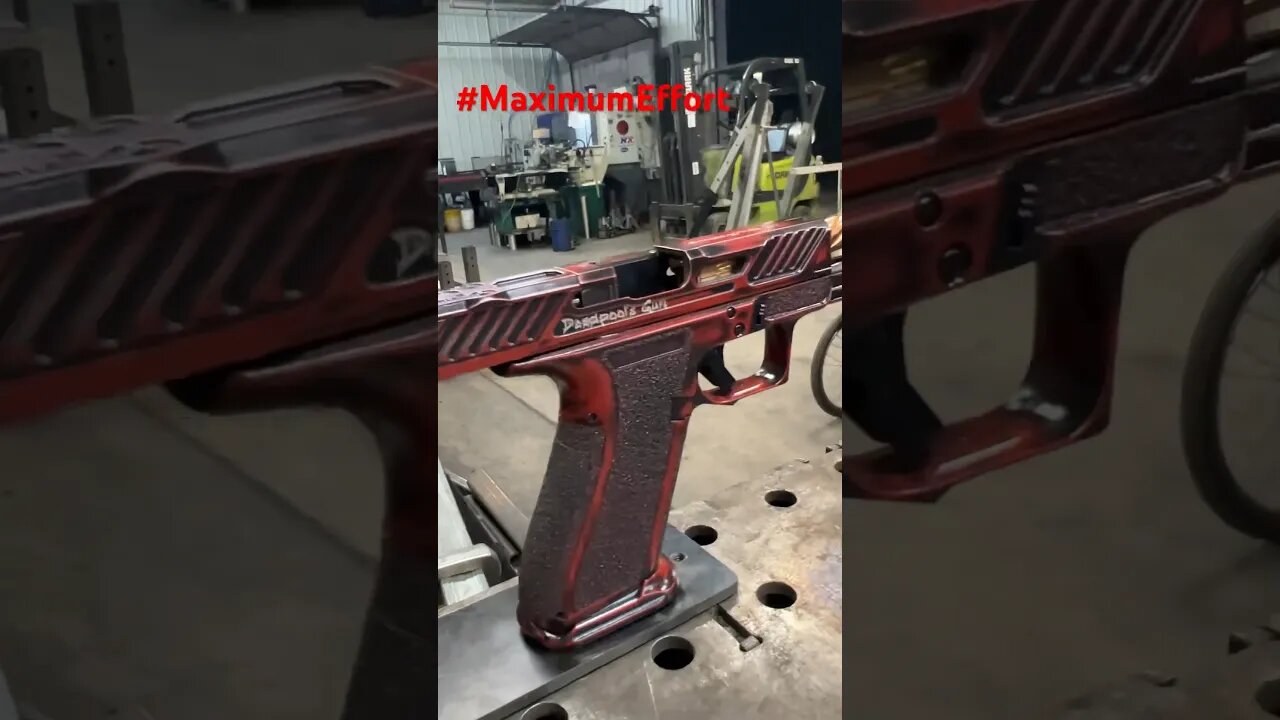 Give #maximumeffort to #deadpool theme. #cft #cftperformance #shooting #cerakote