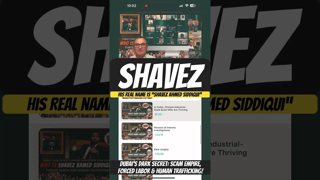 Who is ShaveZ Ahmed Siddiqui? Dubai's Dark Secret: SCAM Empire, FORCED Labor and HUMAN Trafficking!