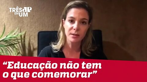 'A gente não tem muito o que comemorar', diz a presidente do Todos Pela Educação, Priscila Cruz