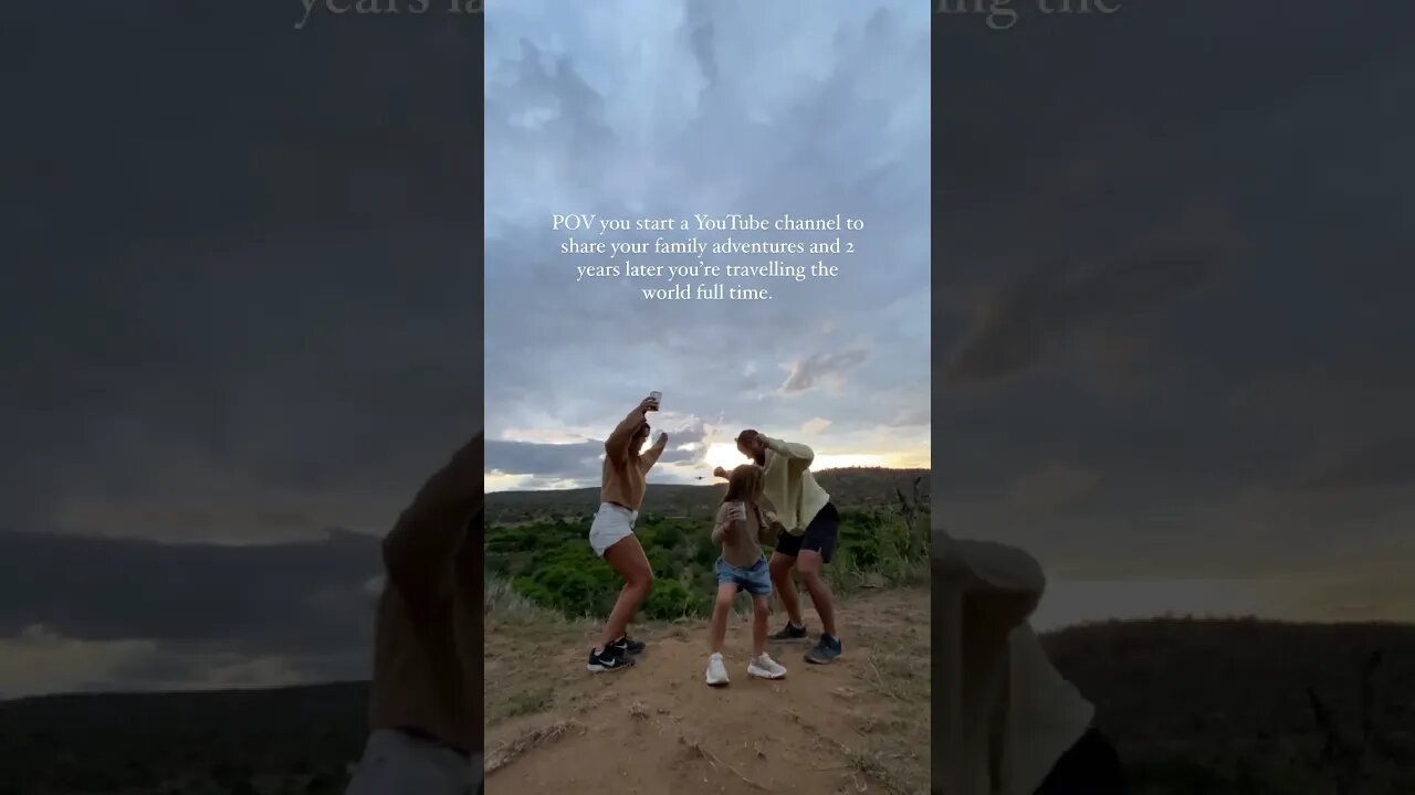 We started a family travel YouTube channel and 2 years later we’re travelling full time