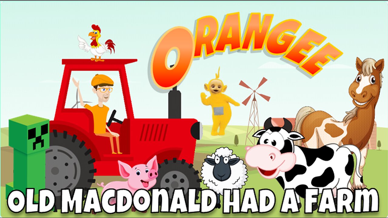 Old MacDonald Had A Farm | Nursery Rhyme with a twist and Surprise Characters! (Sing A-Long)