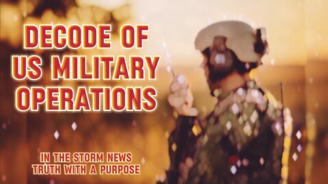 ITSN presents: 'DECODE OF US MILITARY OPERATIONS.' 10.26