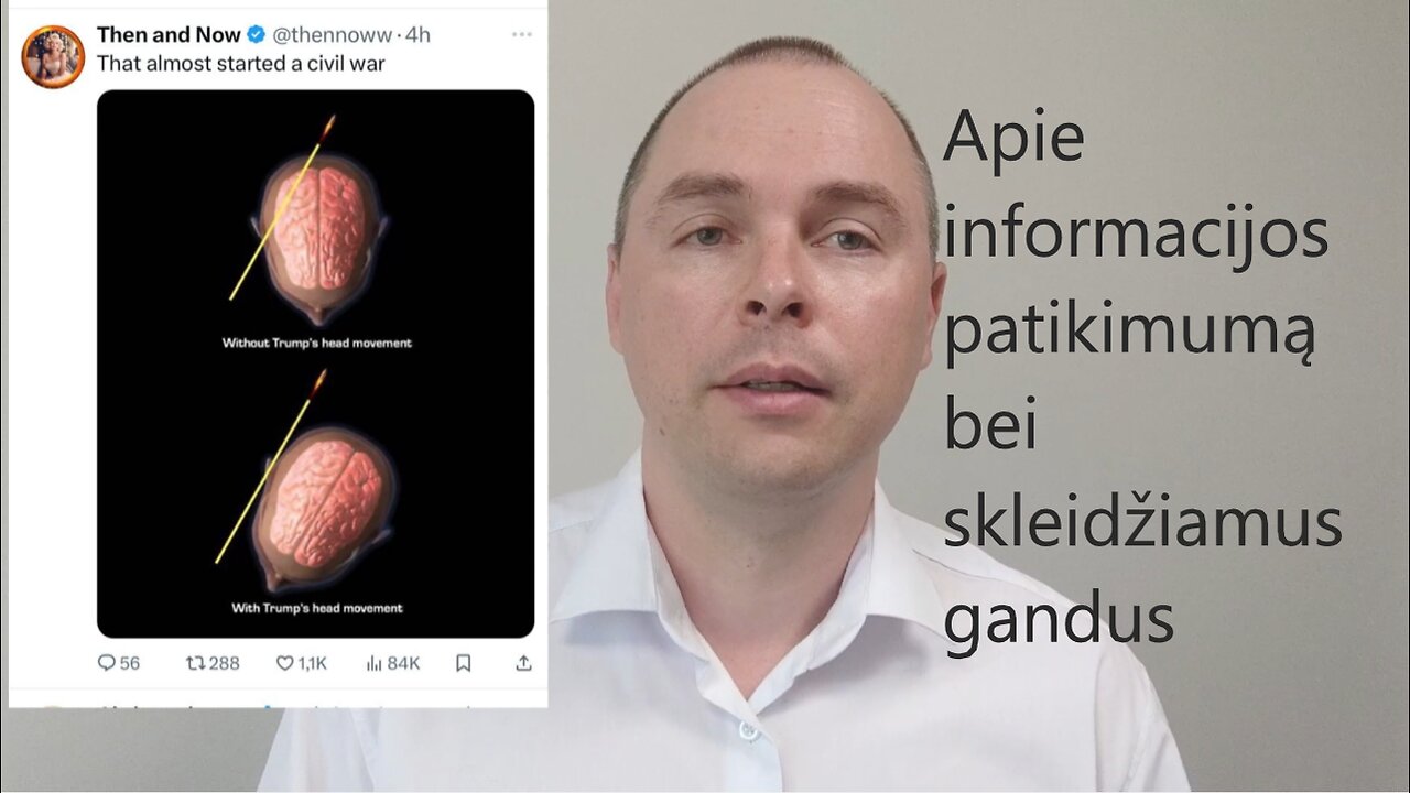 Apie informacijos patikimumą bei skleidžiamus gandus