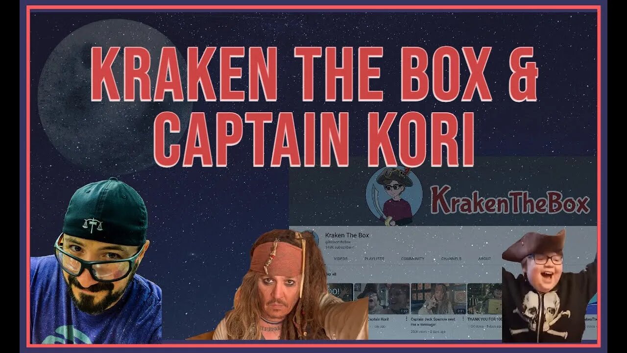 Captain Kori & Kraken The Box Needs Your Help - Captail Jack Sparrow Implores You