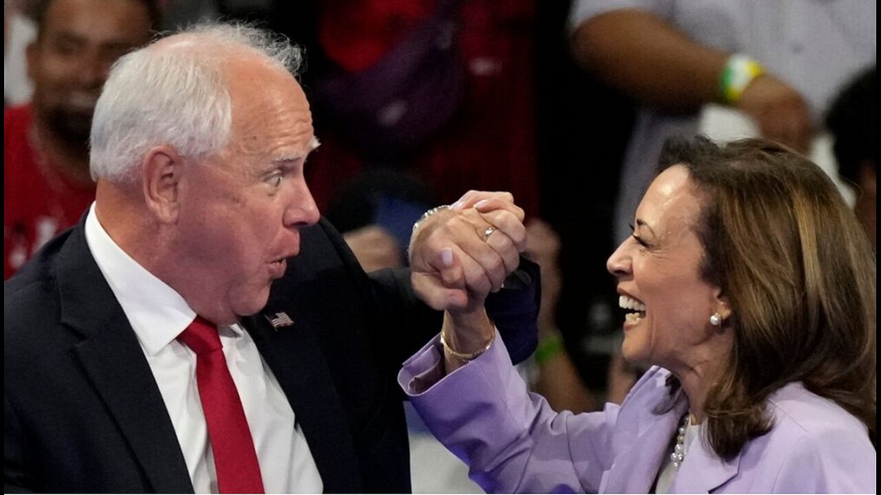 Tim Walz Sleeping With Kamala Harris On Election Night