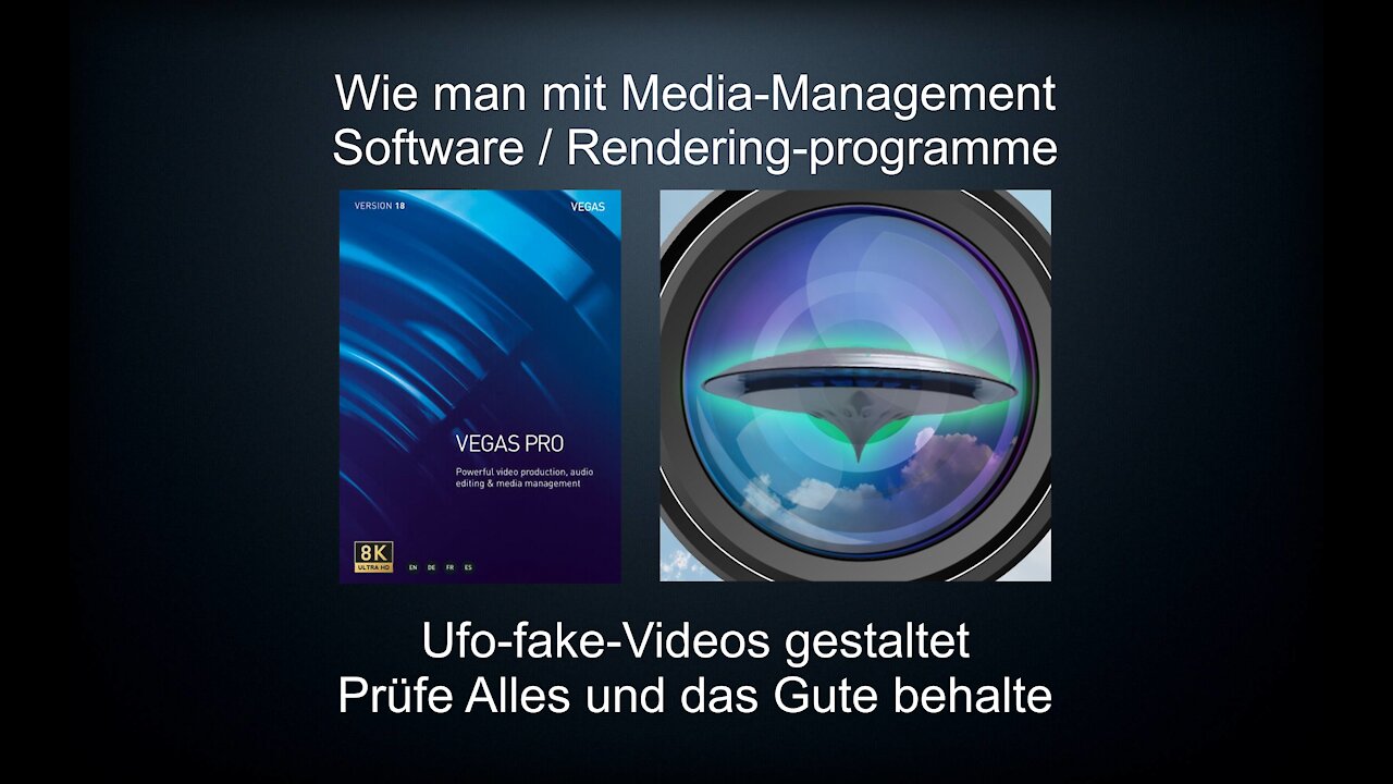 Wie man ein Ufovideo fälscht fake-video-ufo rendering programm Betrug Lügen