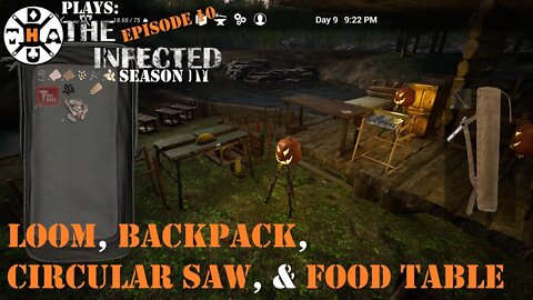 Killed The Gators, Made Backpack, Loom, Circular Saw & Food Table! The Infected Gameplay S4EP10