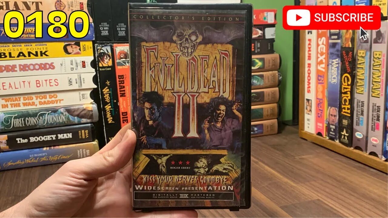 [0180] EVIL DEAD II (1987) VHS INSPECT [#evildead2 #evildead2VHS]