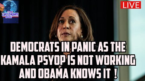 DEMOCRATS IN PANIC AS THE KAMALA PSYOP IS NOT WORKING AND OBAMA KNOWS IT !