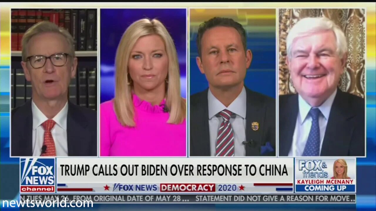 Newt Gingrich on Fox and Friends | Fox News | May 26, 2020