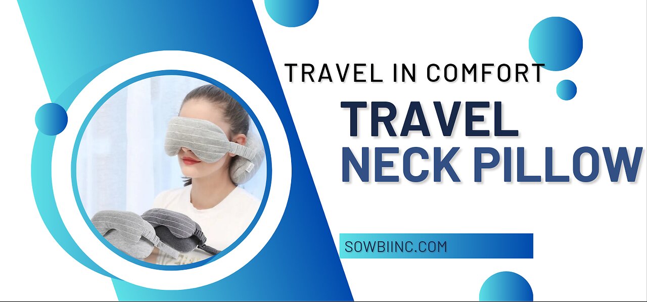 Experience Comfort Anywhere: The Ultimate Grey Travel Neck Pillow!