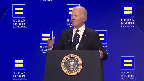 Biden v Teleprompter: "We Made Human Rights For LGBT Around The World A Top Priority"