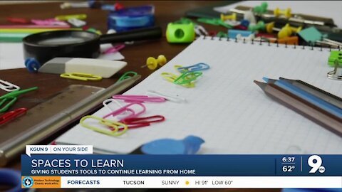 Tucson mom starts organization to help furnish learning from home setups