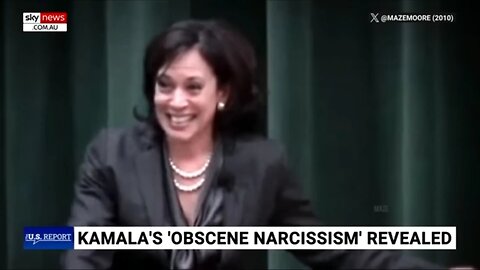 Kamala's Obscene Narcissism flashback