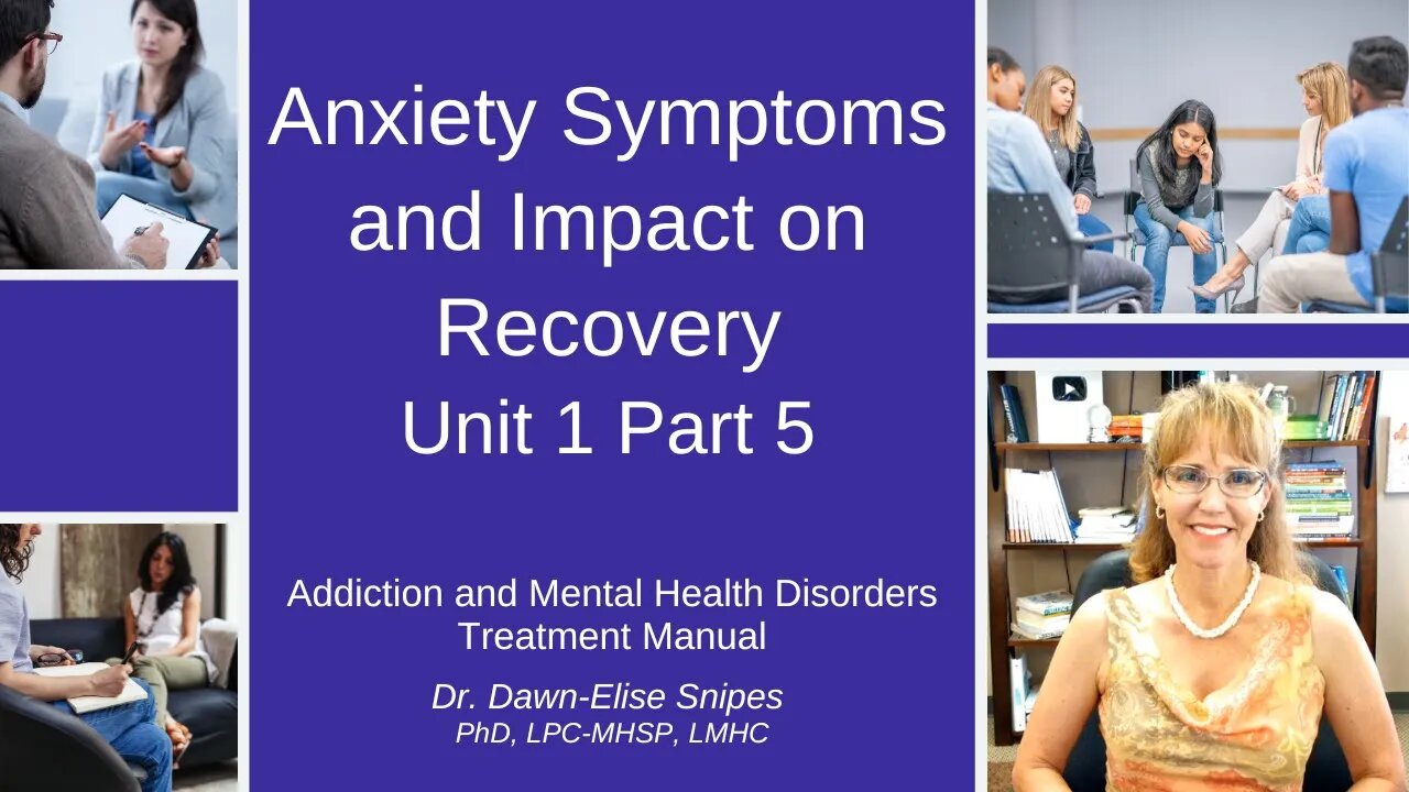 Introduction to Anxiety | Addiction and Mental Health Recovery Counseling Activities