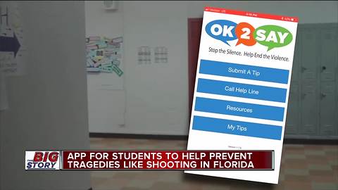 App for students to help prevent tragedies like shooting in Florida