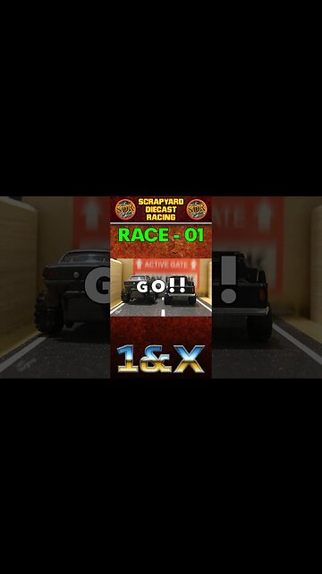 Custom Mustang VS Custom Truck | 1&X Diecast Racing Tournament #shorts