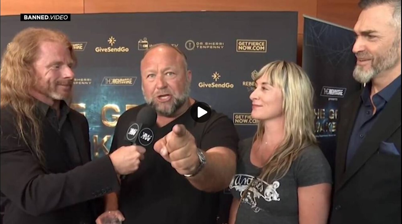 Alex Jones Delivers Powerful Red Carpet Message At Movie Premiere