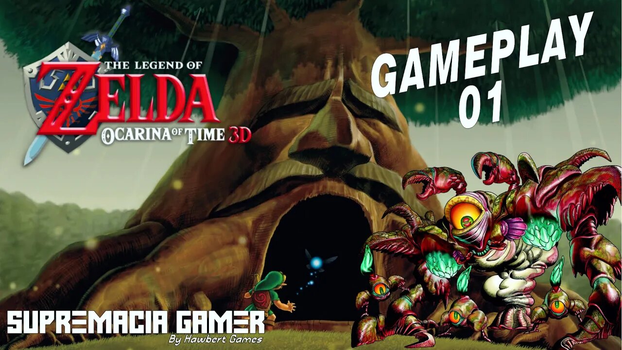 The Legend of Zelda: Ocarina of Time 3D - #01 - Revivendo a Épica Jornada de Link Traduzido em PT-BR