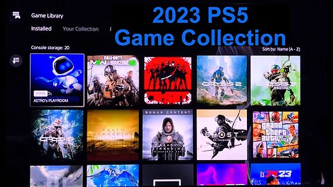 My PS5 2023 Game Collection