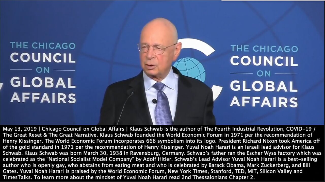 Fourth Industrial Revolution | "Fourth Industrial Revolution Will Lead to Fusion of Our Physical, Our Digital & Our Biological Identities. Changing Not Only What We Are Doing, It's Changing Us." - Klaus Schwab + Klaus Pushing Bitcoin?