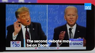 The second debate may be on Zoom!