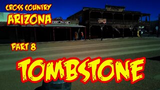 Part 8, Tombstone Arizona Old western Town and mines, cross country trip in a Jeep