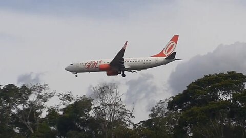 [SBEG Spotting]Boeing 737-800 PR-GUX na final antes de pousar em Manaus vindo de Boa Vista